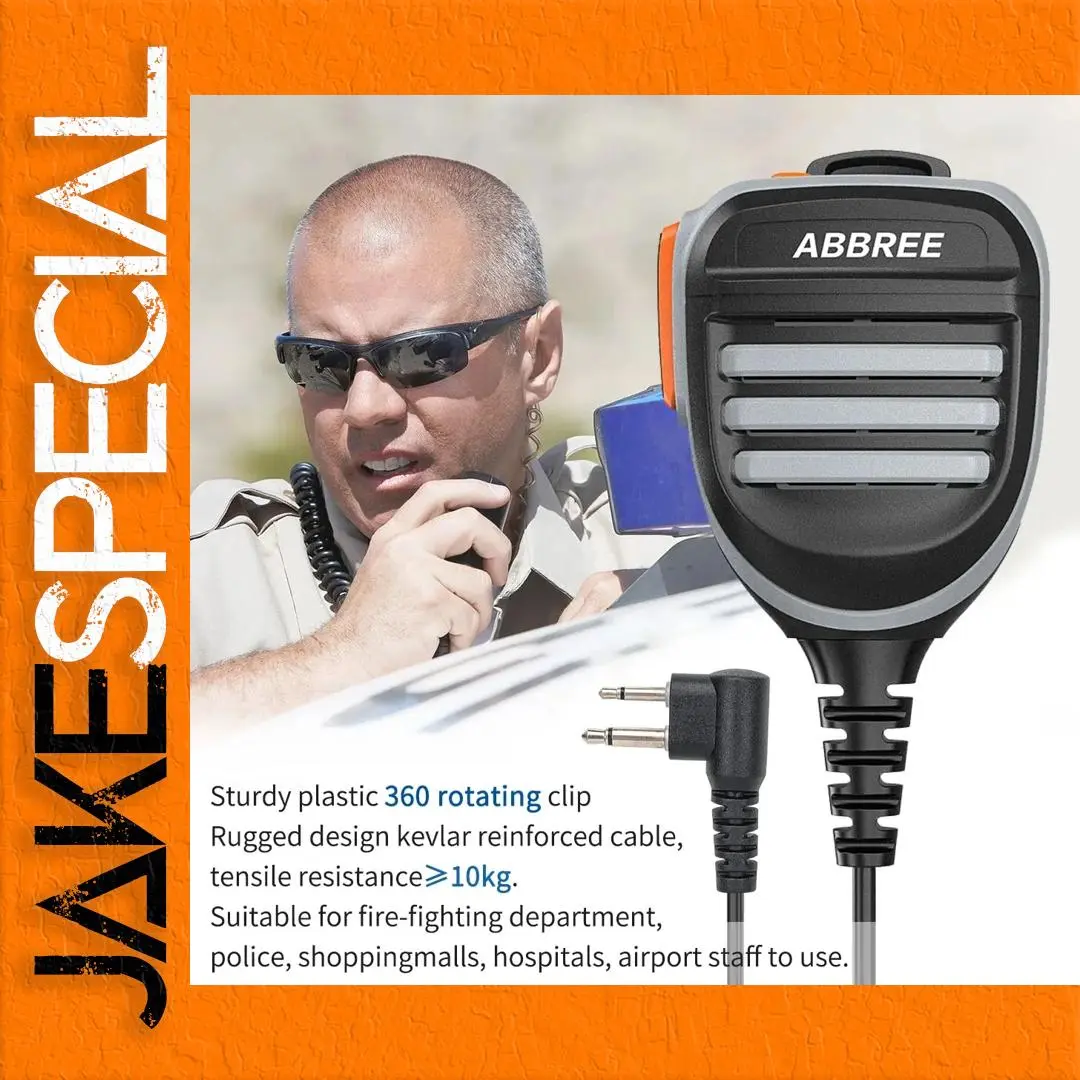 ABBREE AR-780 Dual PTT Microphone for Motorola 1 ABBREE AR-780 Dual PTT Microphone for Motorola