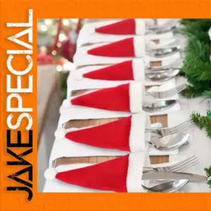 Mini Christmas Santa Hat Decorations Set