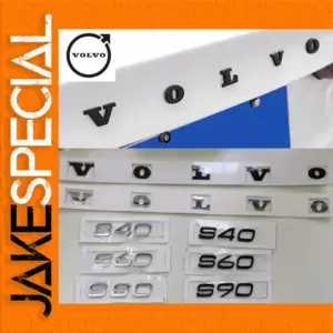 Glossy Black Car Badge Emblem for Volvo Models