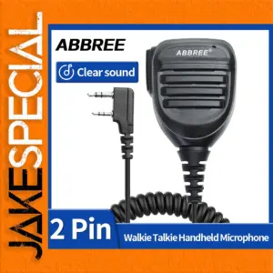 ABBREE AR-770 Walkie Talkie Shoulder Microphone
