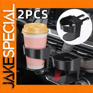 Black Car Vent Drink Holder for Vehicles