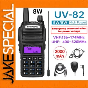 Reliable 5W/8W Portable Walkie-Talkie with 10km Range