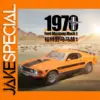 Vibrant Orange 1:18 Ford Mustang Mach 1 Model