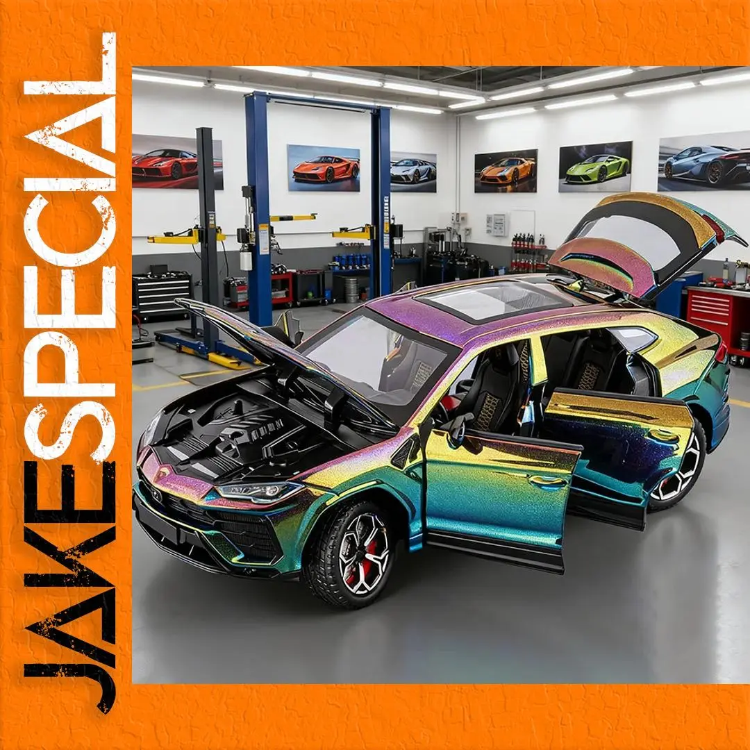 Iridescent Lamborghini Urus Bison 1:24 Scale Model 1 Iridescent Lamborghini Urus Bison 1:24 Scale Model