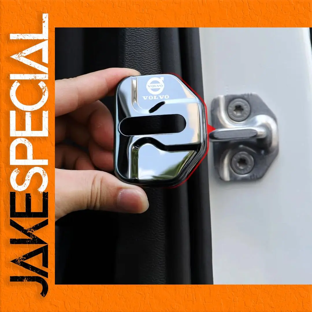 Stainless Steel Lock Cover Set for Vehicles 1 Stainless Steel Lock Cover Set for Vehicles