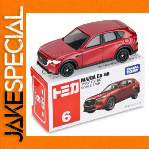 Mazda CX-60 Diecast Model in Red 1/66 Scale