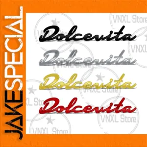 Dolcevita Car Emblem for Fiat Models