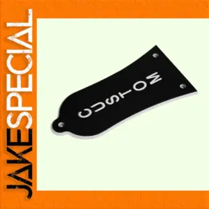 Custom Black Truss Rod Cover for Epi LP Standard