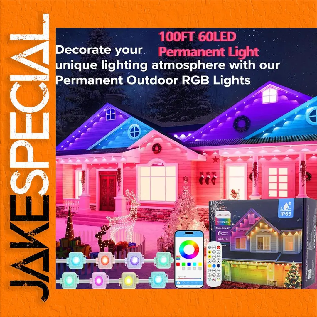 Colorful Outdoor RGB String Lights, 30M Length 1 Colorful Outdoor RGB String Lights, 30M Length