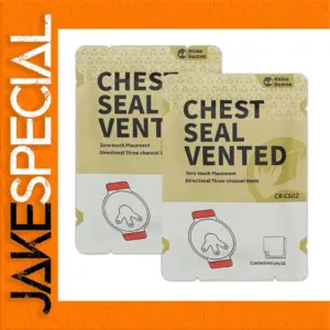 Rhino Rescue Vented Chest Seal CR-CS02 2/6 Pack
