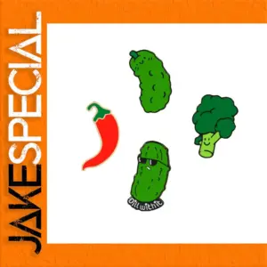 Eco-Friendly Vegetable Cartoon Pin Set