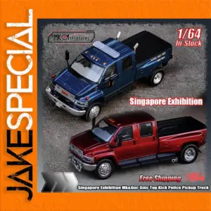 1:64 Scale Police Pickup Truck Models