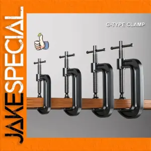 Heavy-Duty Cast Steel G Clamp 1-8 Inch