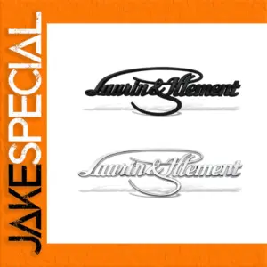 Laurin & Klement Car Badge in Metal Alloy