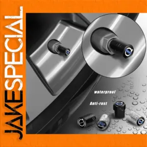 Premium Aluminum Alloy Valve Cap Set for Vehicles