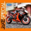 WELLY KTM 1190 RC8 R Diecast Motorcycle Model