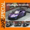 Purple Porsche 911 GT3 RS Diecast Model