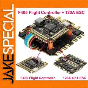 F405 Flight Controller with 4-in-1 ESC 80A-120A
