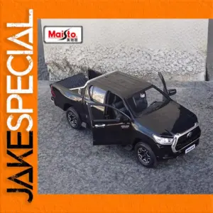 Toyota Hilux 1:27 Scale Diecast Model Black
