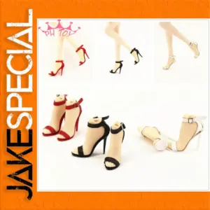 1/6 Scale High-Heeled Sandal Set for Figures