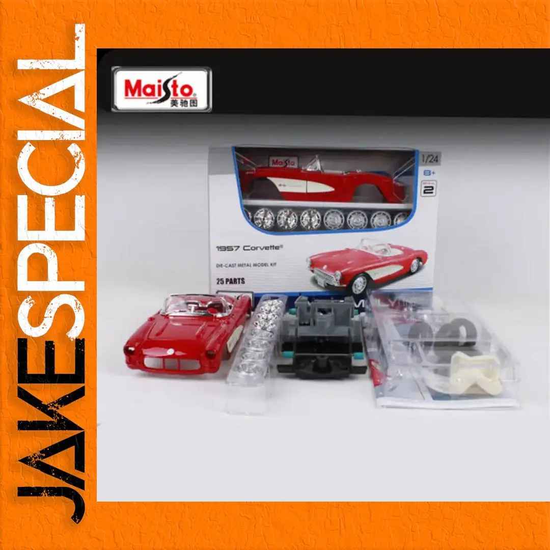 1957 Chevrolet Corvette 1:24 Diecast Model 1 1957 Chevrolet Corvette 1:24 Diecast Model
