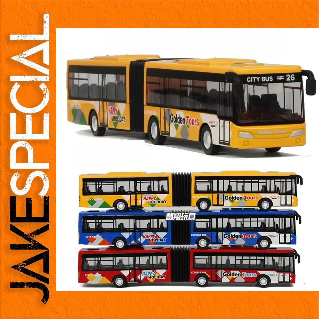 Vibrant Yellow Diecast City Bus Model 1 Vibrant Yellow Diecast City Bus Model