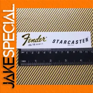 DIY Electric Guitar Logo Decal Set of 3