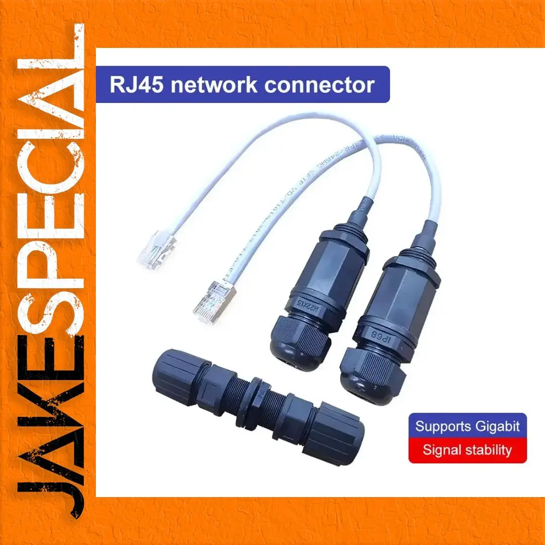 Waterproof Industrial Ethernet Connector Set 1 Waterproof Industrial Ethernet Connector Set