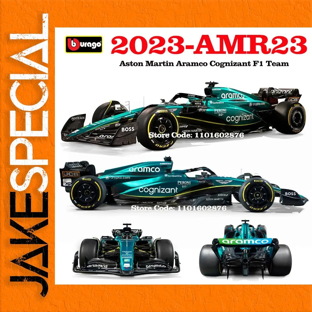 1:43 Aston Martin AMR23 F1 Model Car 1 1:43 Aston Martin AMR23 F1 Model Car