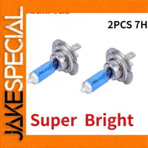 H7 Halogen Bulb Set 100W 55W 6000K
