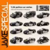 1:36 Scale Police Car Model Collection