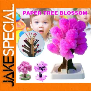 DIY Paper Sakura Tree Kit for Kids