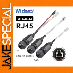 Waterproof RJ45 Connector with Shield