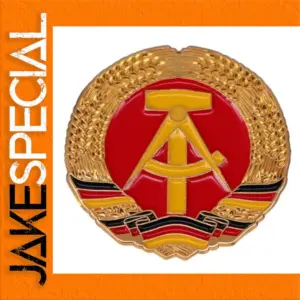 DDR Historical Badge with Hammer and Compass