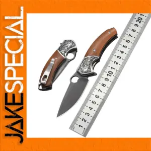 Men's Folding Pocket Knife D2 Steel 16.8 cm