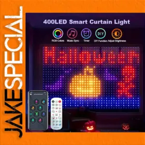 Outdoor Smart LED Curtain Lights 1x1m-3x3m, 256/400 LEDs