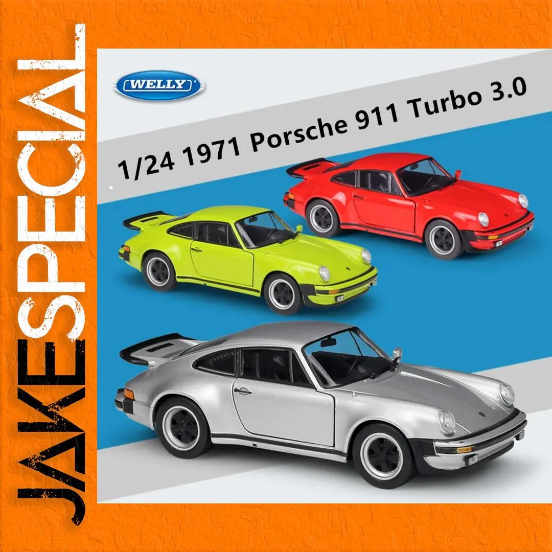 Vibrant 1:24 Porsche 911 Turbo 3.0 Diecast Model 1 Vibrant 1:24 Porsche 911 Turbo 3.0 Diecast Model
