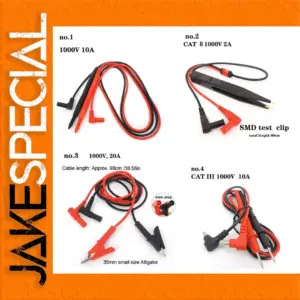 Digital Multimeter Test Leads Set 1000V 20A