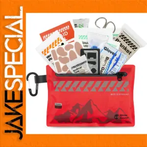 Red Waterproof Outdoor First Aid Kit