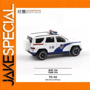 Police SUV Miniature Model 1:64 Scale