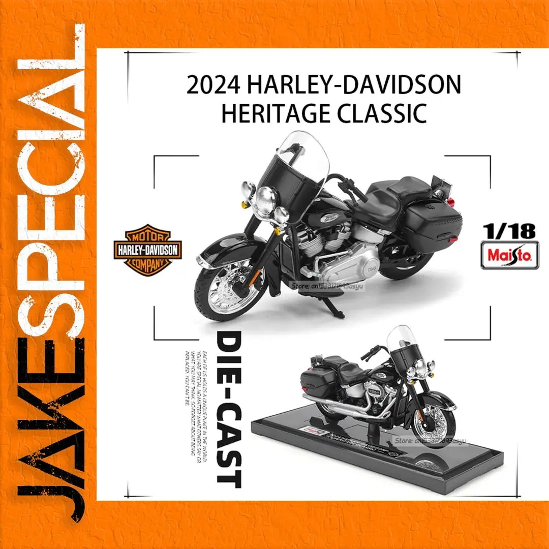 2024 Harley Davidson Heritage Classic Model 1:18 1 2024 Harley Davidson Heritage Classic Model 1:18