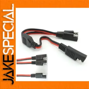 Heavy-Duty 0.3m SAE Power Extension Cable