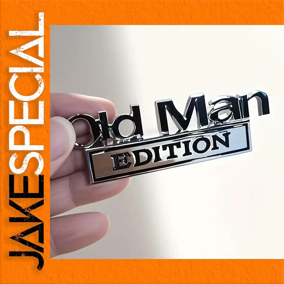 Old Man Edition Car Badge Badge 1 Old Man Edition Car Badge Badge