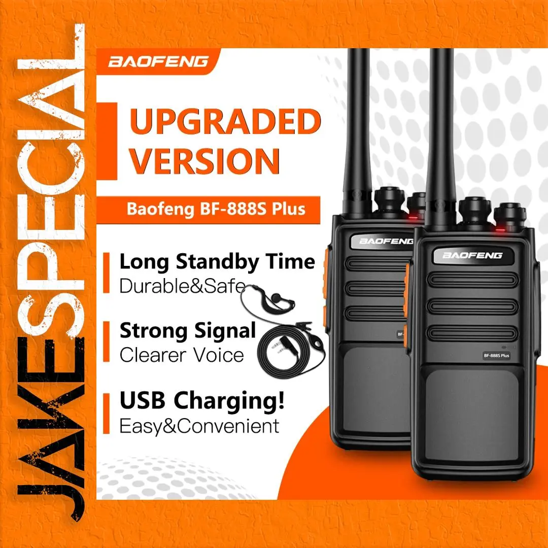 Durable UHF Walkie Talkie Duo 400-470MHz 1 Durable UHF Walkie Talkie Duo 400-470MHz