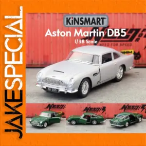 Silver Aston Martin DB5 Diecast Model 1:43 Scale