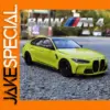 1:24 BMW M4 Diecast Model in Neon Yellow