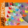 Colorful 3D Paper Butterfly Banner for Celebrations