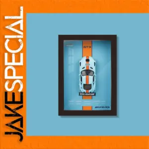 1:32 Scale Diecast Model Car Light Blue Orange