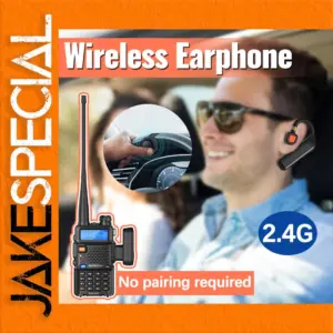ABBREE BT-E2 Walkie Talkie Headset with Bluetooth
