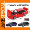 1/24 BMW M3 E30 Diecast Model in Red